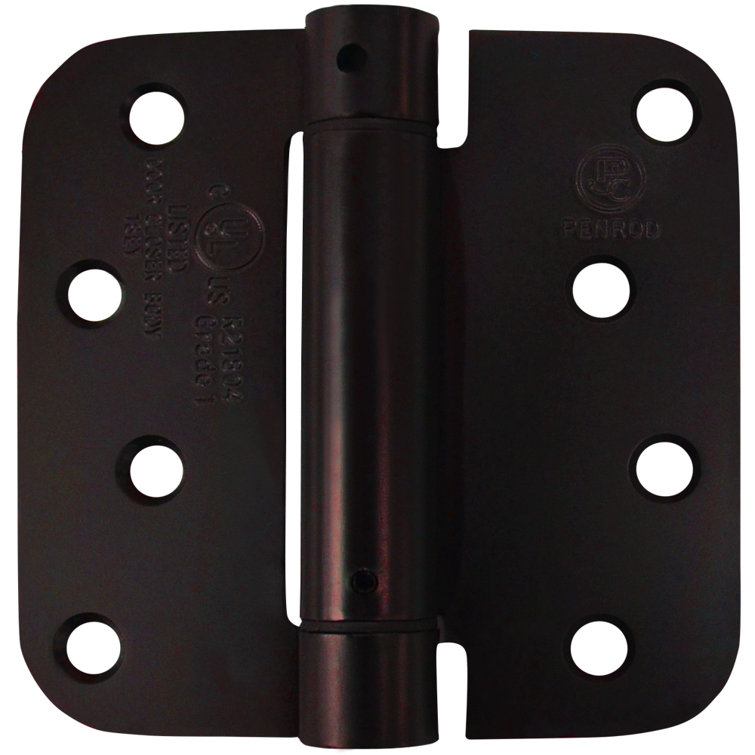 Verona Home Design 4" H x 4" W Self-Closing Single Door Hinge & Reviews